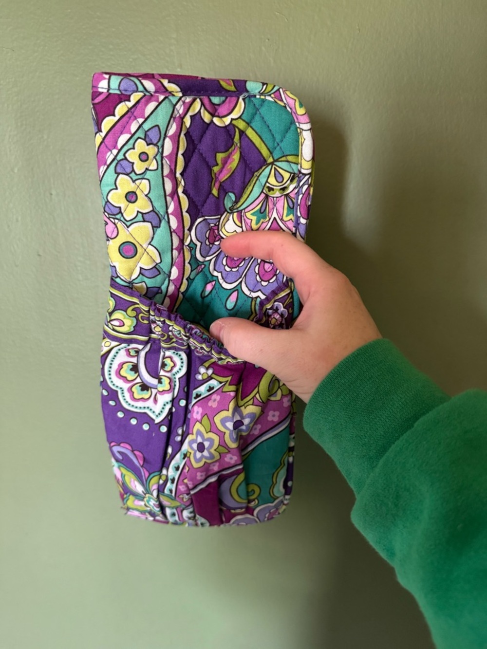 Quilted Floral Pattern hot tool carrier
